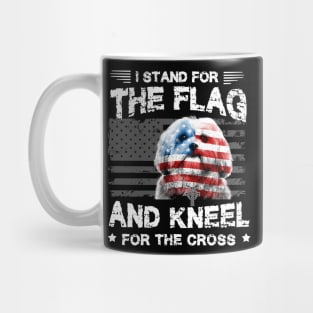 Shih Tzu Dog Stand For The Flag Kneel For Fallen Mug